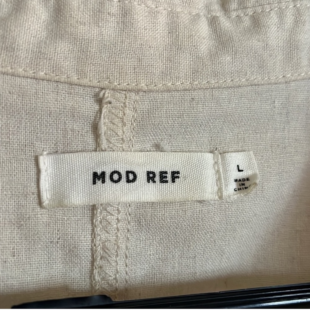 Mod Ref Linen Over Shirt/L - Picture 3 of 4
